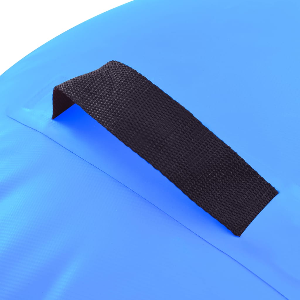 Gymnastiekrol met pomp opblaasbaar 120x75 cm PVC blauw is nu te koop bij PeponiXL, paradijselijk wonen!