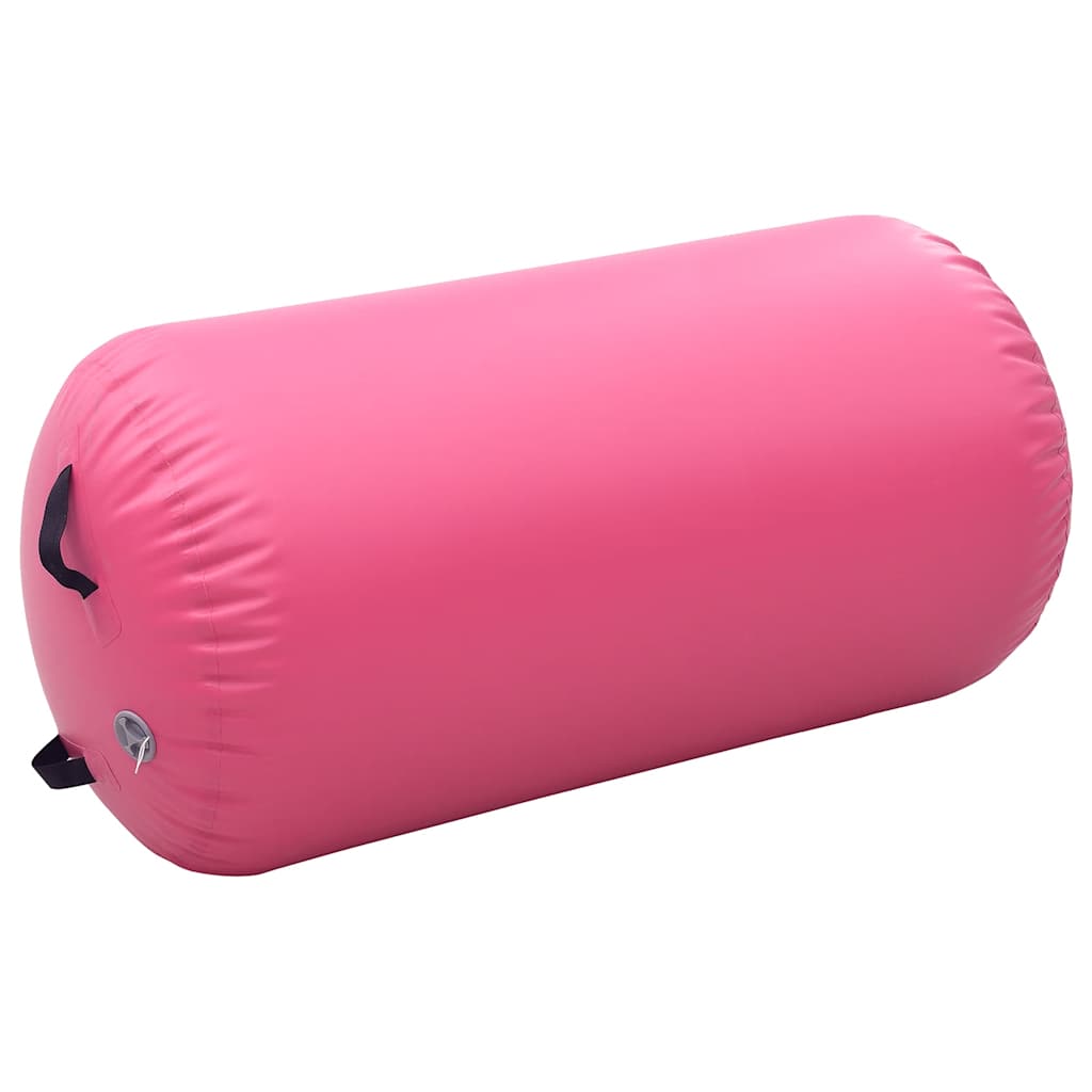 Gymnastiekrol met pomp opblaasbaar 120x90 cm PVC roze is nu te koop bij PeponiXL, paradijselijk wonen!