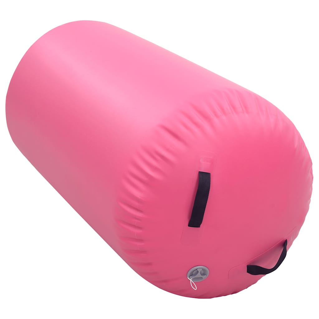 Gymnastiekrol met pomp opblaasbaar 120x90 cm PVC roze is nu te koop bij PeponiXL, paradijselijk wonen!