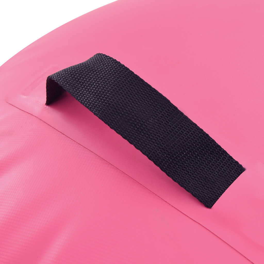 Gymnastiekrol met pomp opblaasbaar 120x90 cm PVC roze is nu te koop bij PeponiXL, paradijselijk wonen!
