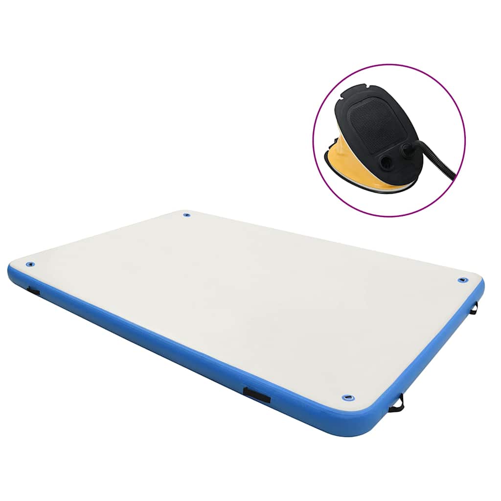 Vlot opblaasbaar 300x200x15 cm blauw en wit is nu te koop bij PeponiXL, paradijselijk wonen!