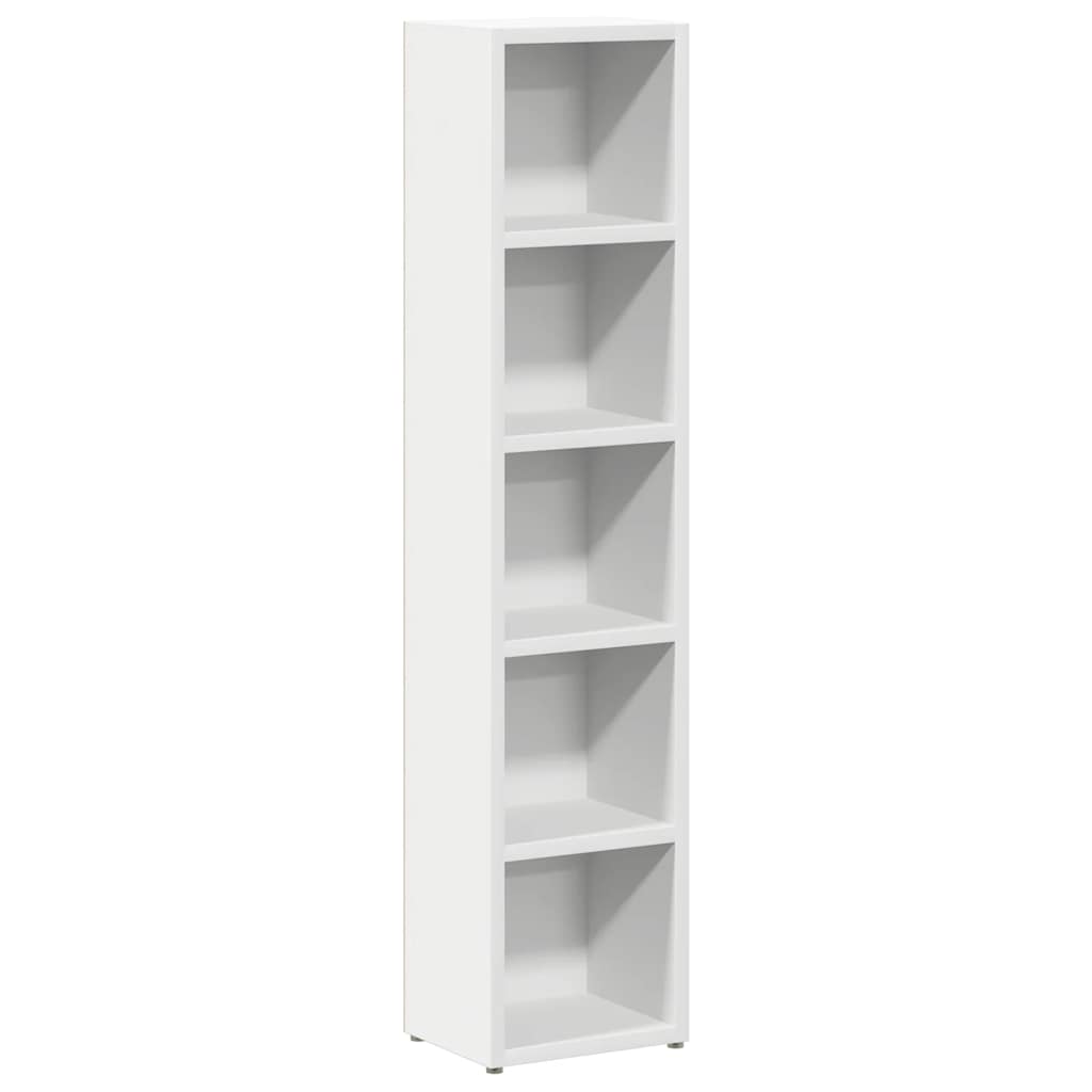 Cd-kasten 2 st 21x16x93,5 bewerkt hout wit is nu te koop bij PeponiXL, paradijselijk wonen!