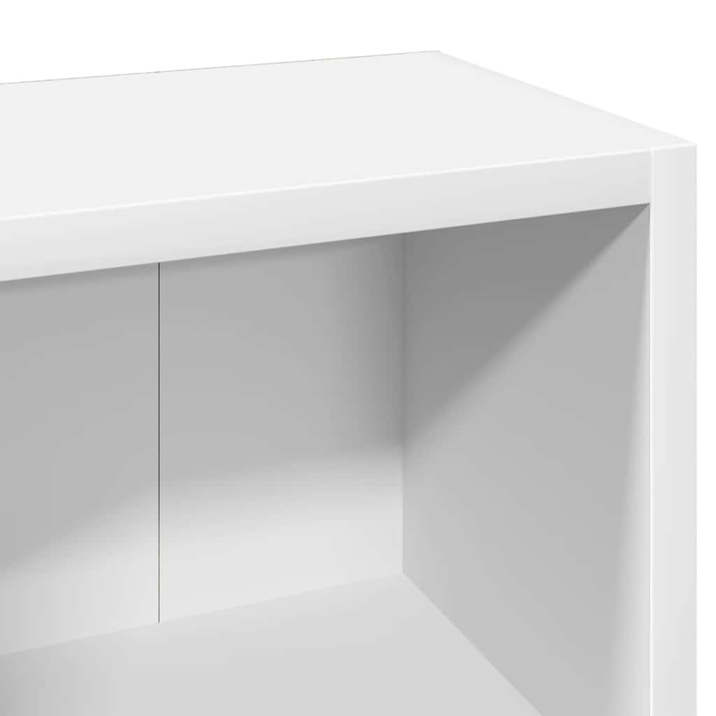 Cd-kasten 2 st 21x16x93,5 bewerkt hout wit is nu te koop bij PeponiXL, paradijselijk wonen!