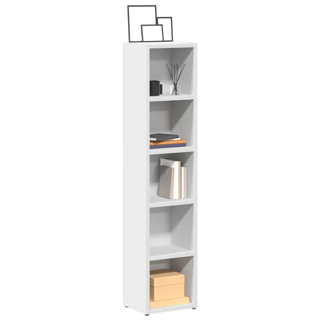 Cd-kasten 2 st 21x16x93,5 bewerkt hout wit is nu te koop bij PeponiXL, paradijselijk wonen!