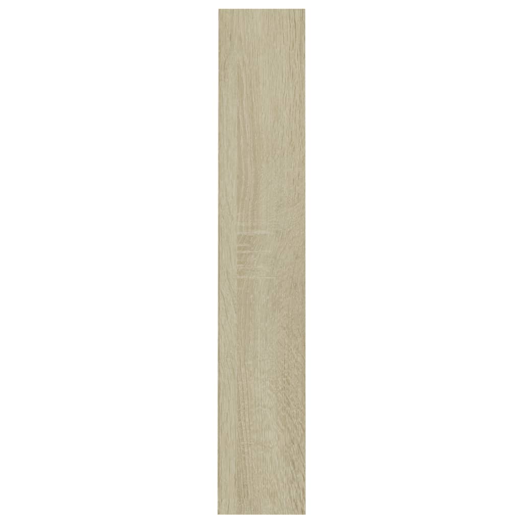Cd-kasten 2 st 21x16x93,5 spaanplaat sonoma eikenkleurig is nu te koop bij PeponiXL, paradijselijk wonen!