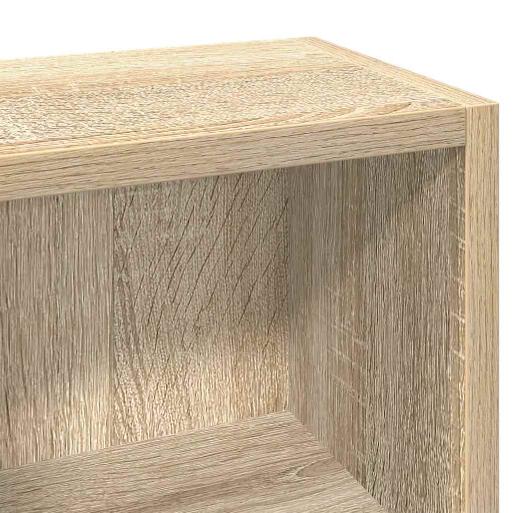 Cd-kasten 2 st 21x16x93,5 spaanplaat sonoma eikenkleurig is nu te koop bij PeponiXL, paradijselijk wonen!