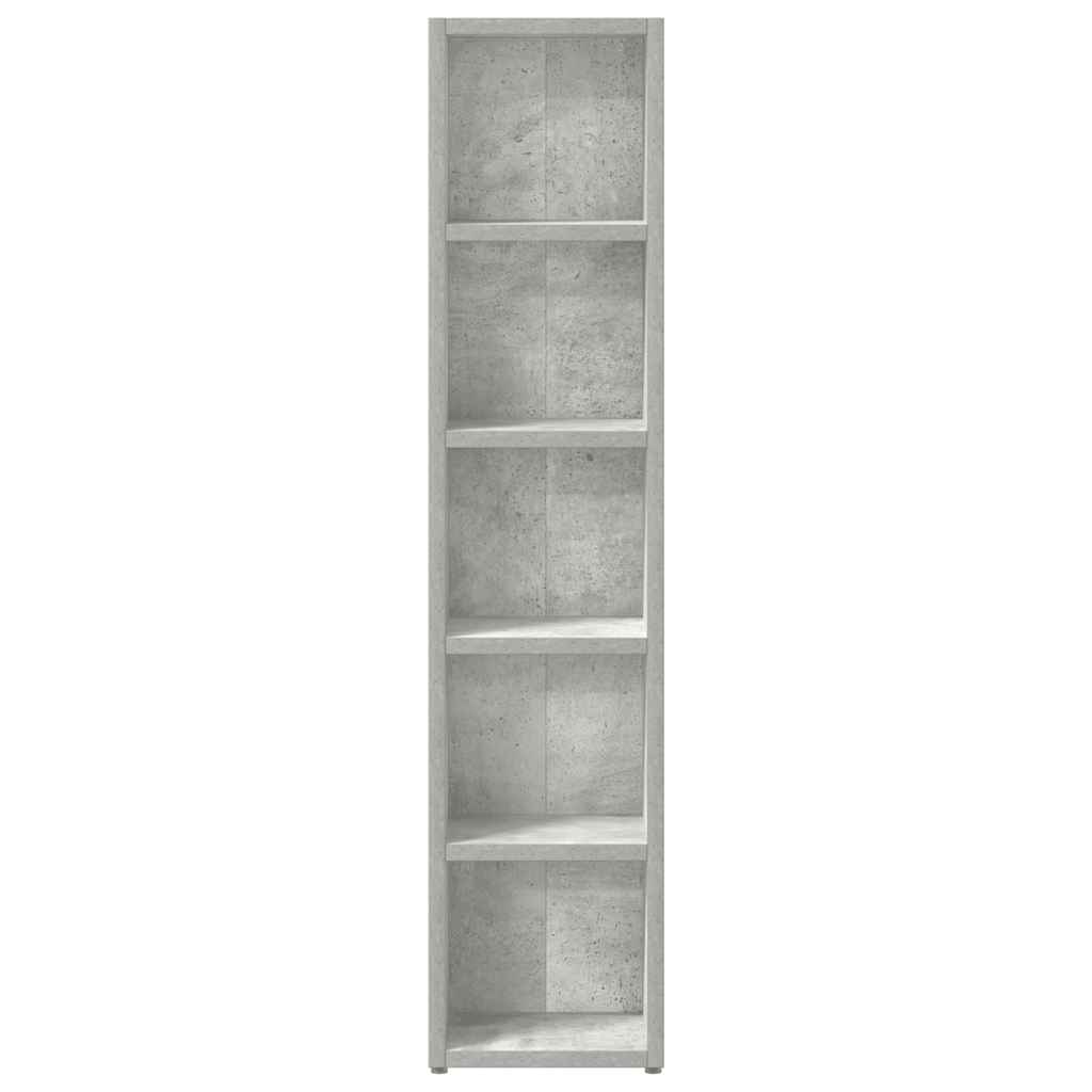 Cd-kasten 2 st 21x16x93,5 spaanplaat betongrijs is nu te koop bij PeponiXL, paradijselijk wonen!