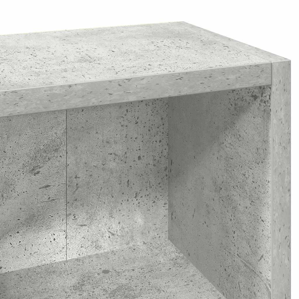 Cd-kasten 2 st 21x16x93,5 spaanplaat betongrijs is nu te koop bij PeponiXL, paradijselijk wonen!