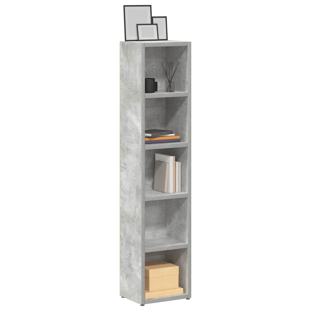 Cd-kasten 2 st 21x16x93,5 spaanplaat betongrijs is nu te koop bij PeponiXL, paradijselijk wonen!