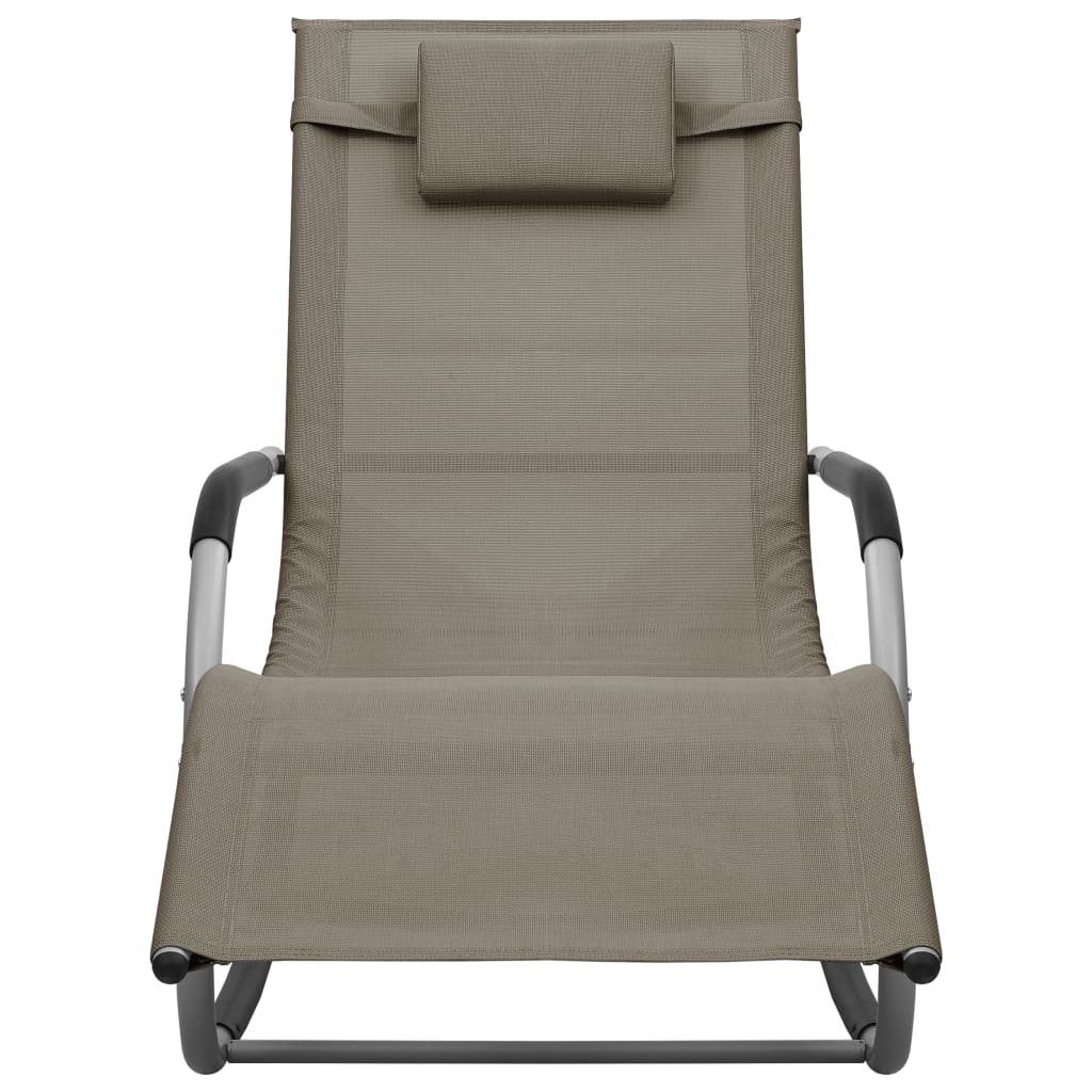 Ligbedden 2 st textileen taupe en grijs is nu te koop bij PeponiXL, paradijselijk wonen!