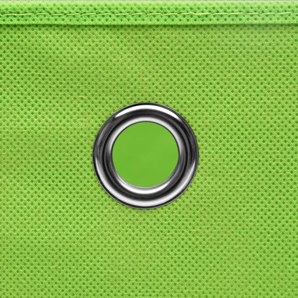 Opbergboxen 4 st 28x28x28 cm nonwoven stof groen is nu te koop bij PeponiXL, paradijselijk wonen!