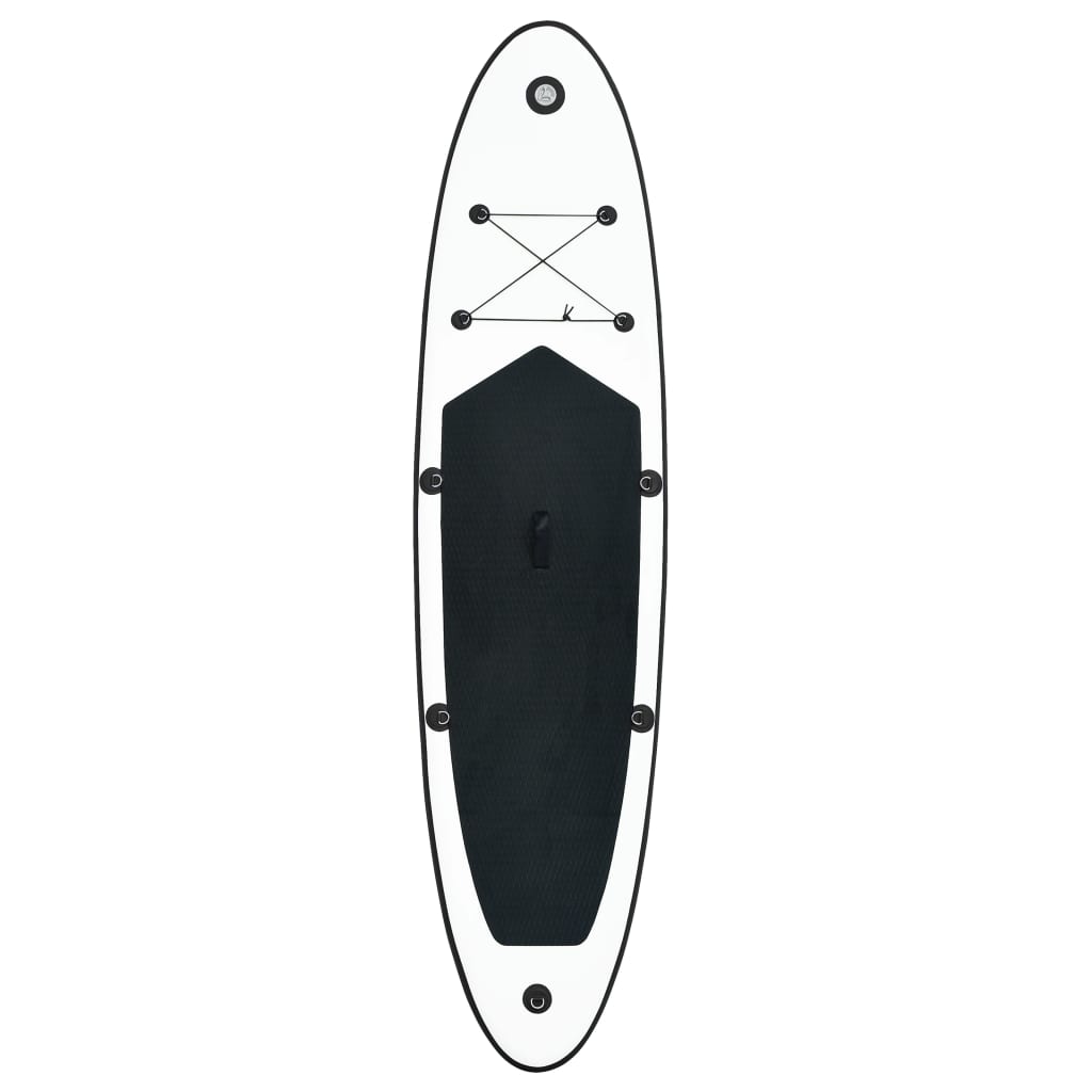 Stand Up Paddleboardset opblaasbaar zwart en wit is nu te koop bij PeponiXL, paradijselijk wonen!