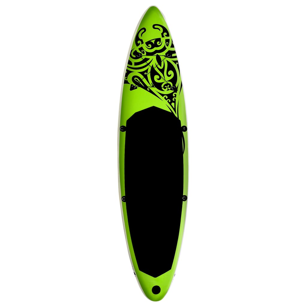 Stand Up Paddleboardset opblaasbaar 320x76x15 cm groen is nu te koop bij PeponiXL, paradijselijk wonen!