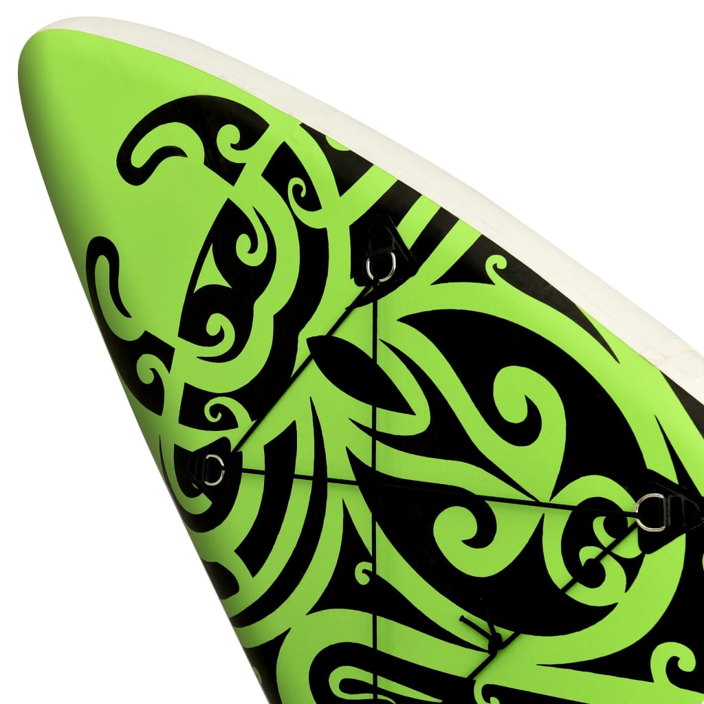 Stand Up Paddleboardset opblaasbaar 320x76x15 cm groen is nu te koop bij PeponiXL, paradijselijk wonen!