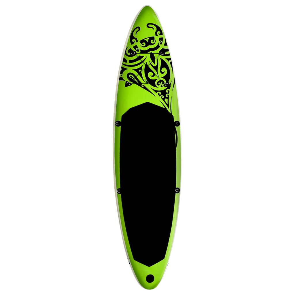 Stand Up Paddleboardset opblaasbaar 366x76x15 cm groen is nu te koop bij PeponiXL, paradijselijk wonen!