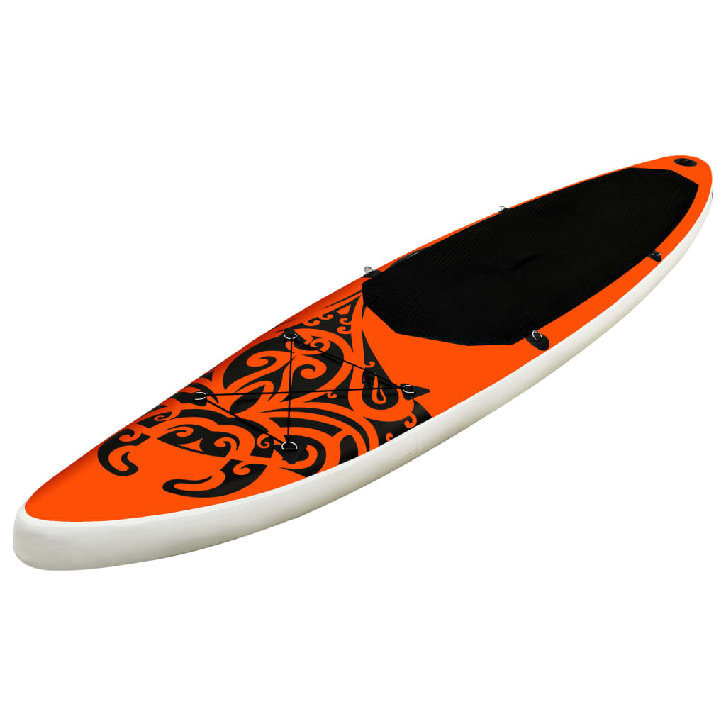 Stand Up Paddleboardset opblaasbaar 366x76x15 cm oranje is nu te koop bij PeponiXL, paradijselijk wonen!