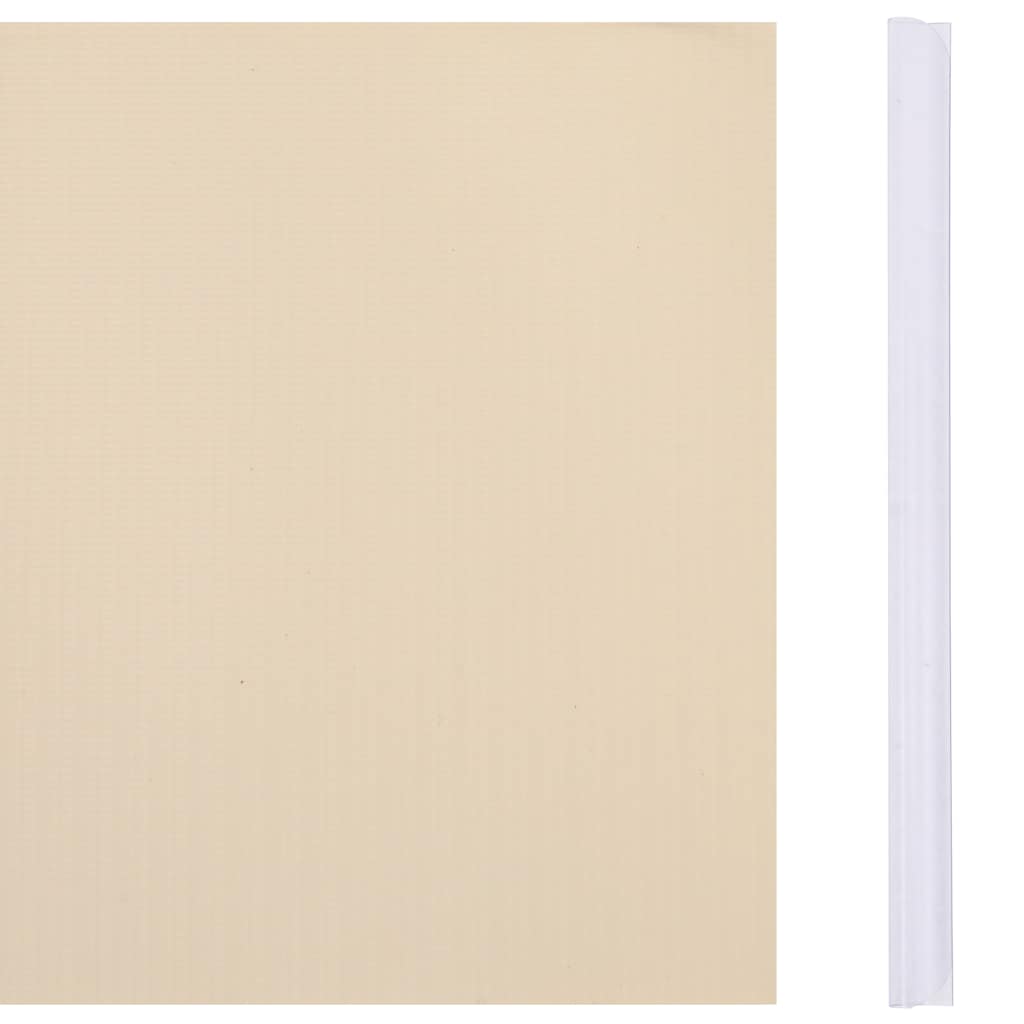 Tuinscherm 35x0,19 m PVC crème is nu te koop bij PeponiXL, paradijselijk wonen!