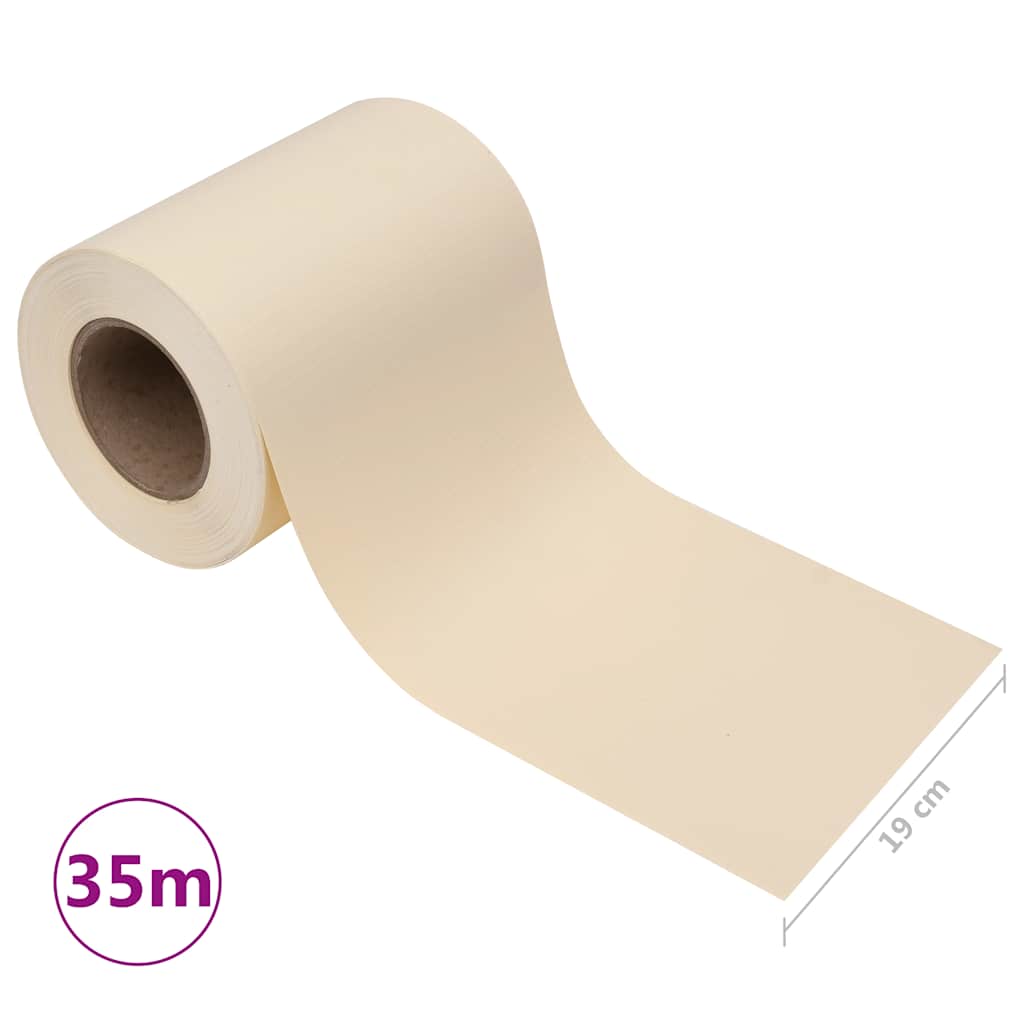 Tuinscherm 35x0,19 m PVC crème is nu te koop bij PeponiXL, paradijselijk wonen!