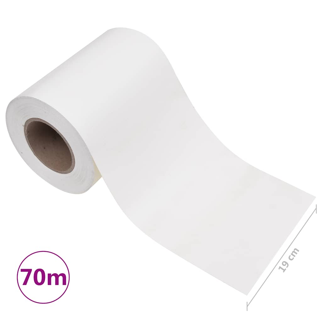 Tuinscherm 70x0,19 m PVC wit is nu te koop bij PeponiXL, paradijselijk wonen!