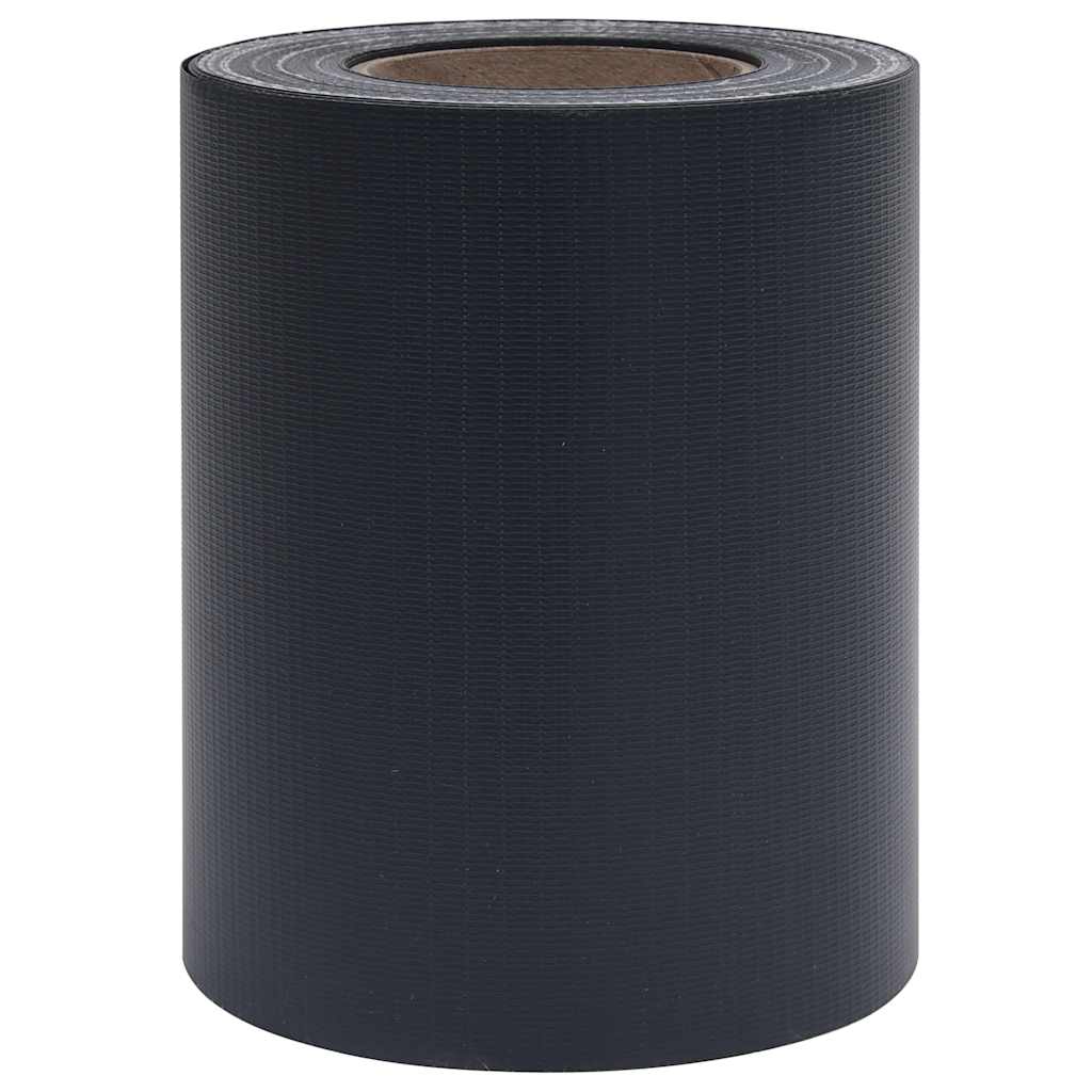 Tuinscherm 35x0,19 m PVC mat donkergrijs is nu te koop bij PeponiXL, paradijselijk wonen!