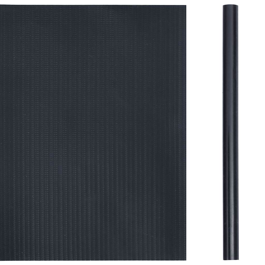 Tuinschermen 4 st 35x0,19 m PVC mat donkergrijs is nu te koop bij PeponiXL, paradijselijk wonen!