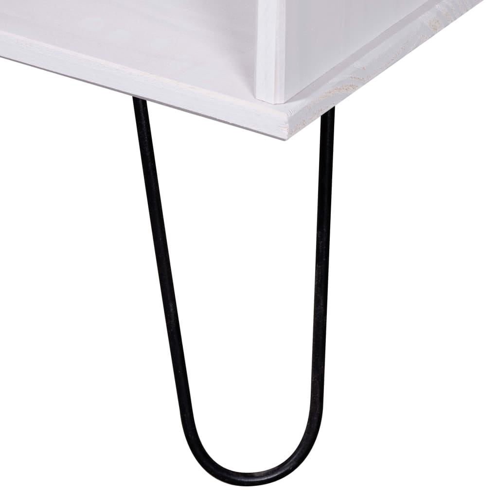 Salontafel New York grenenhout wit en lichthoutkleurig is nu te koop bij PeponiXL, paradijselijk wonen!