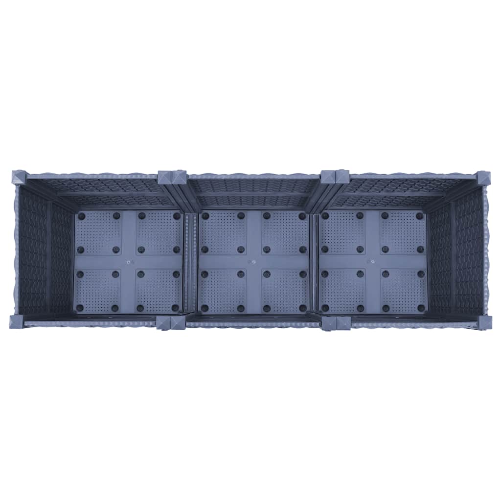 Plantenbak verhoogd 120x40x38 cm polypropyleen is nu te koop bij PeponiXL, paradijselijk wonen!