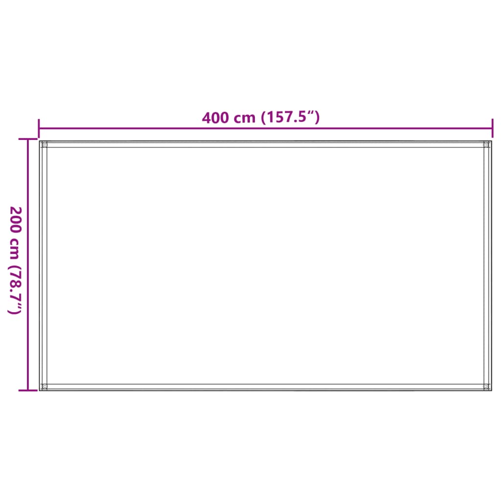 Tenttapijt 200x400 cm donkergroen is nu te koop bij PeponiXL, paradijselijk wonen!