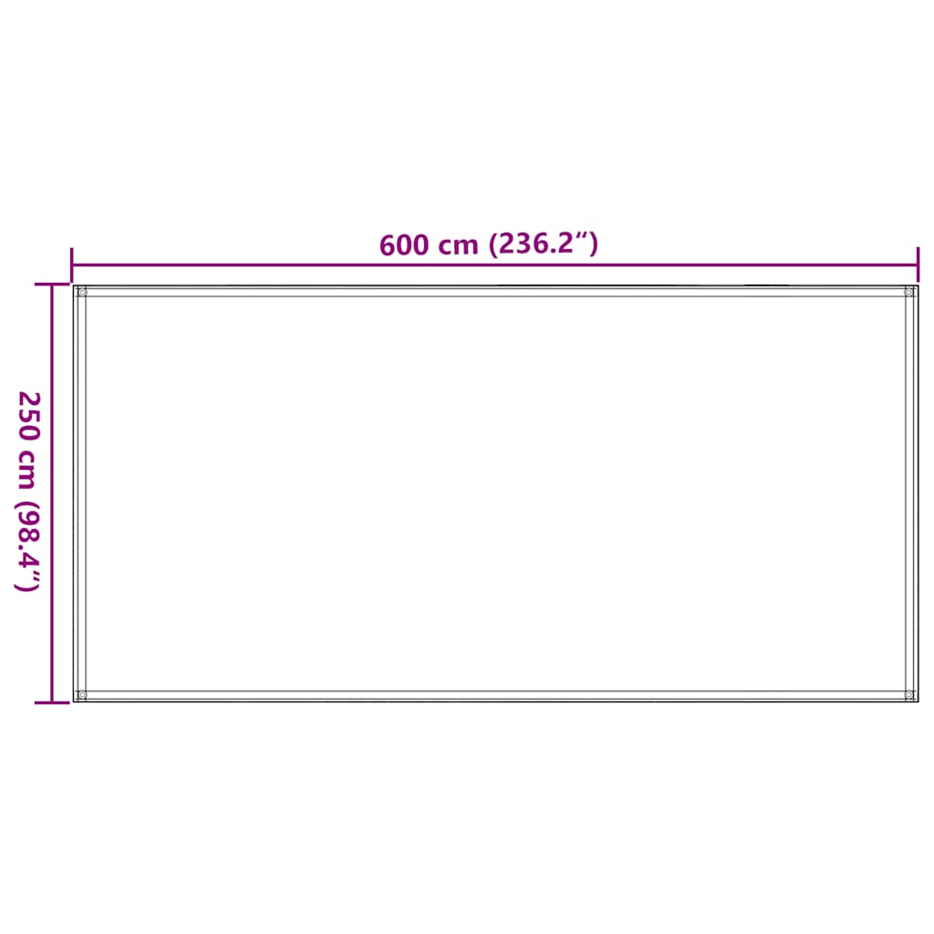 Tenttapijt 250x600 cm taupe is nu te koop bij PeponiXL, paradijselijk wonen!