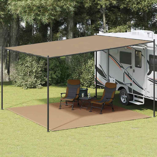 Tenttapijt 400x400 cm taupe is nu te koop bij PeponiXL, paradijselijk wonen!
