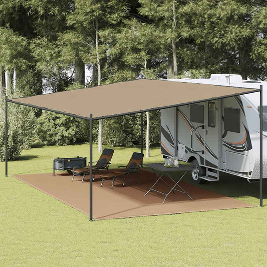 Tenttapijt 400x700 cm HDPE taupe is nu te koop bij PeponiXL, paradijselijk wonen!