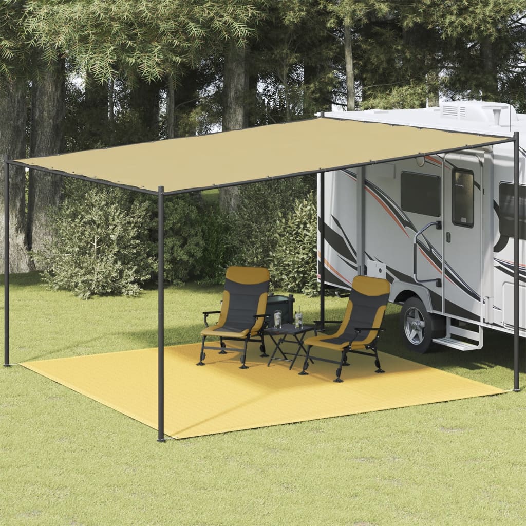 Tenttapijt 400x400 cm beige is nu te koop bij PeponiXL, paradijselijk wonen!