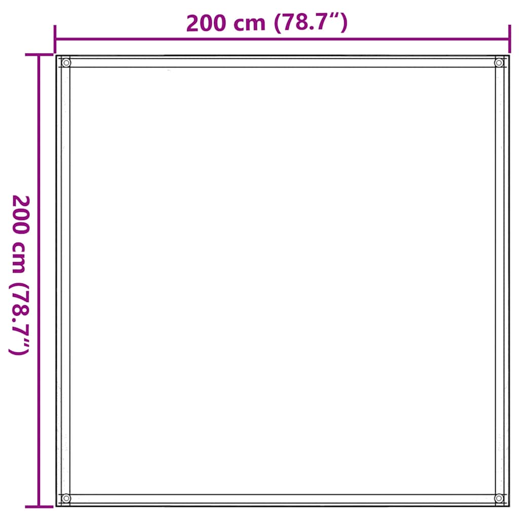 Tenttapijt 200x200 cm bruin is nu te koop bij PeponiXL, paradijselijk wonen!