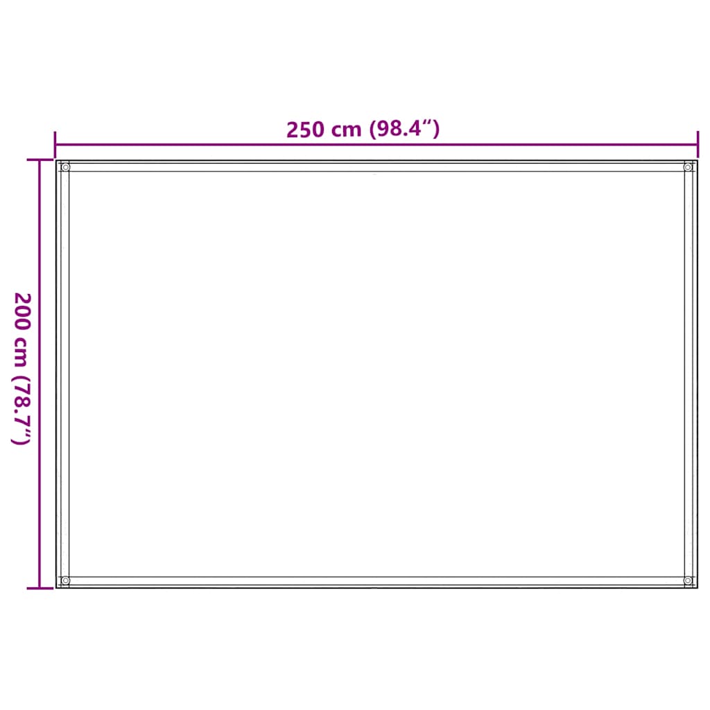 Tenttapijt 250x200 cm bruin is nu te koop bij PeponiXL, paradijselijk wonen!