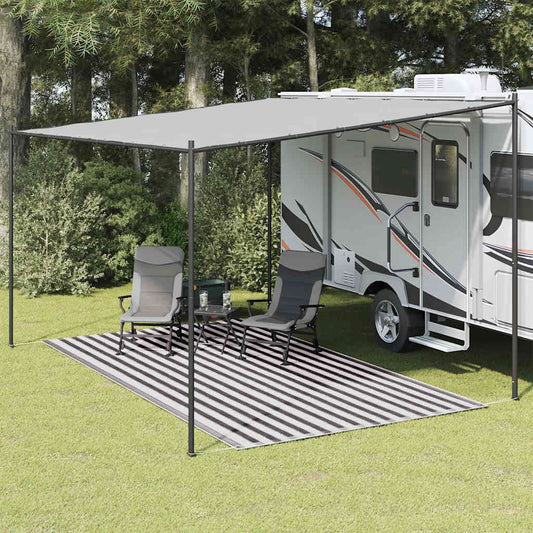 Tenttapijt 200x400 cm antracietkleurig en wit is nu te koop bij PeponiXL, paradijselijk wonen!