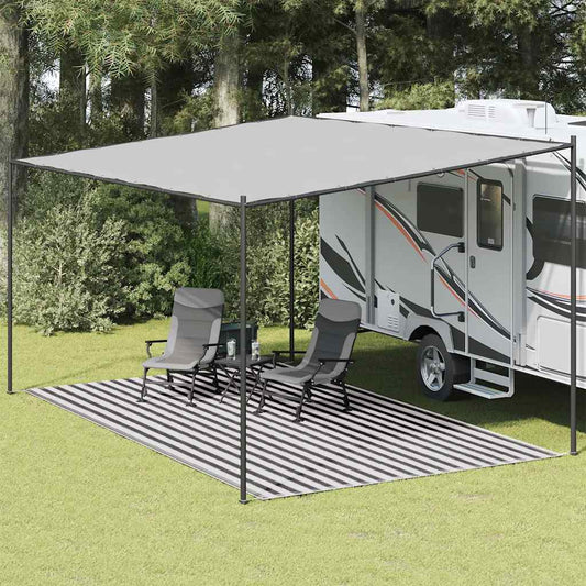 Tenttapijt 300x600 cm antracietkleurig en wit is nu te koop bij PeponiXL, paradijselijk wonen!