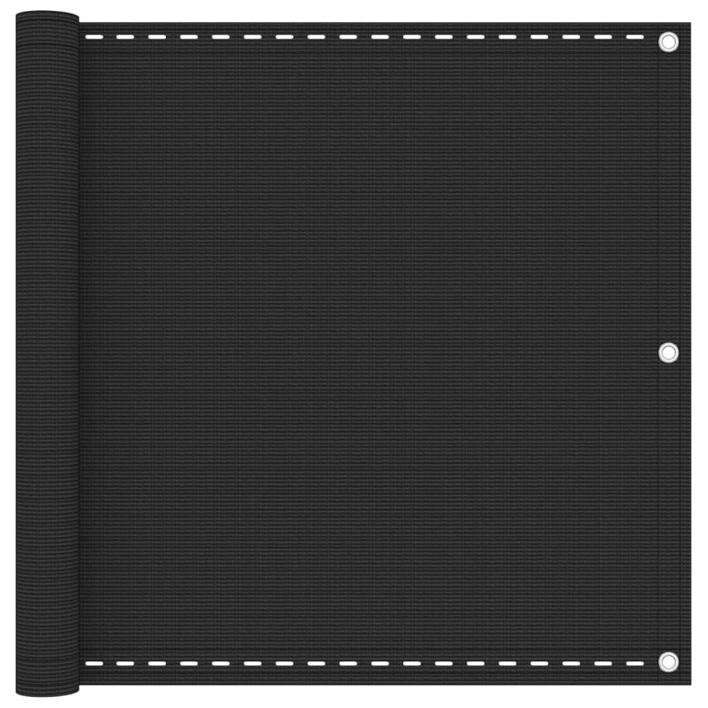 Balkonscherm 90x300 cm HDPE antracietkleurig is nu te koop bij PeponiXL, paradijselijk wonen!