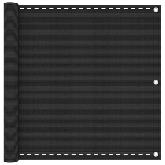 Balkonscherm 90x300 cm HDPE antracietkleurig is nu te koop bij PeponiXL, paradijselijk wonen!
