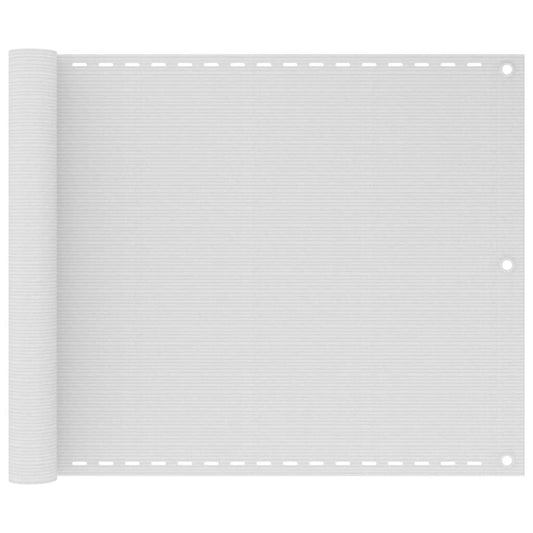 Balkonscherm 75x300 cm HDPE wit is nu te koop bij PeponiXL, paradijselijk wonen!