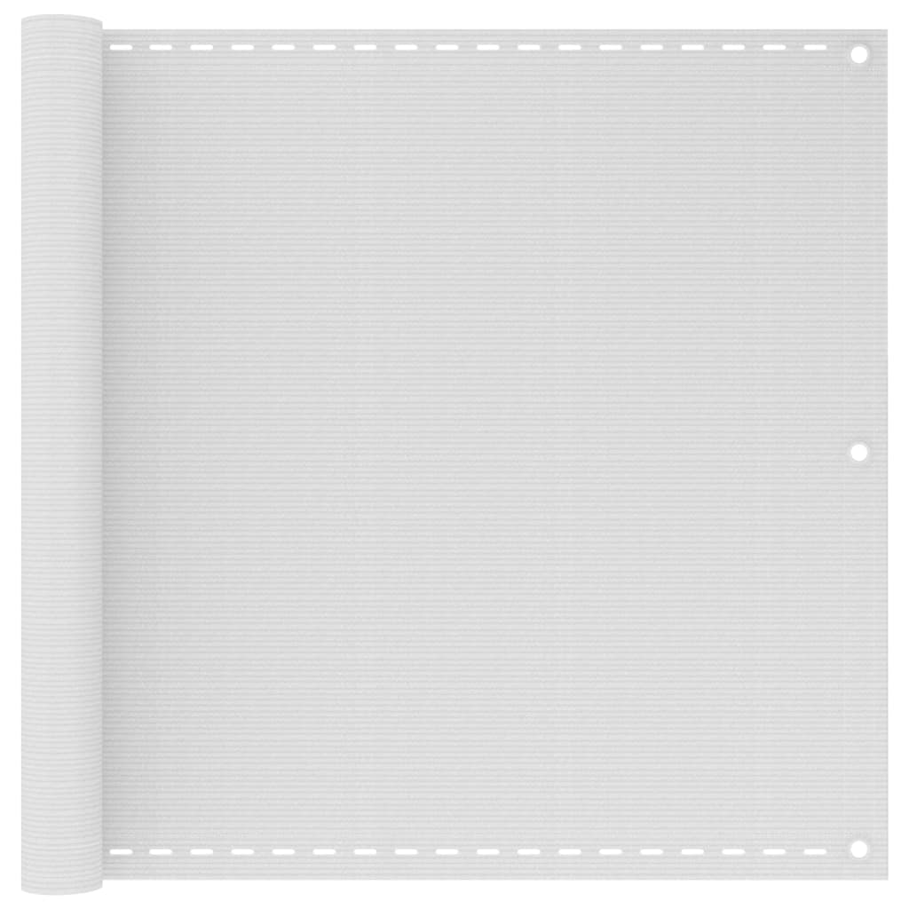 Balkonscherm 90x300 cm HDPE wit is nu te koop bij PeponiXL, paradijselijk wonen!