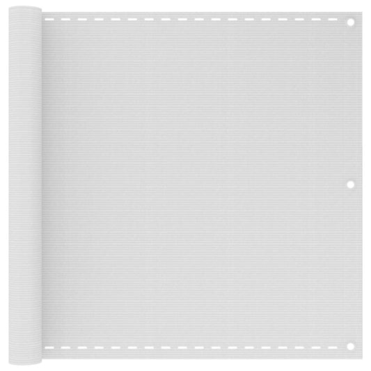 Balkonscherm 90x500 cm HDPE wit is nu te koop bij PeponiXL, paradijselijk wonen!