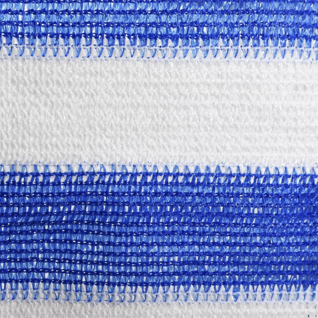 Balkonscherm 90x500 cm HDPE blauw en wit is nu te koop bij PeponiXL, paradijselijk wonen!