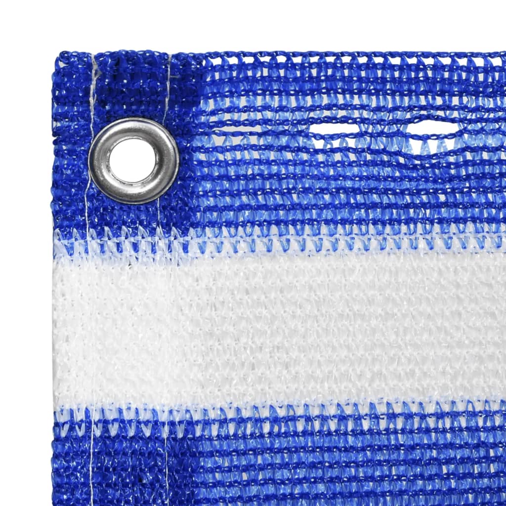 Balkonscherm 120x300 cm HDPE blauw en wit is nu te koop bij PeponiXL, paradijselijk wonen!