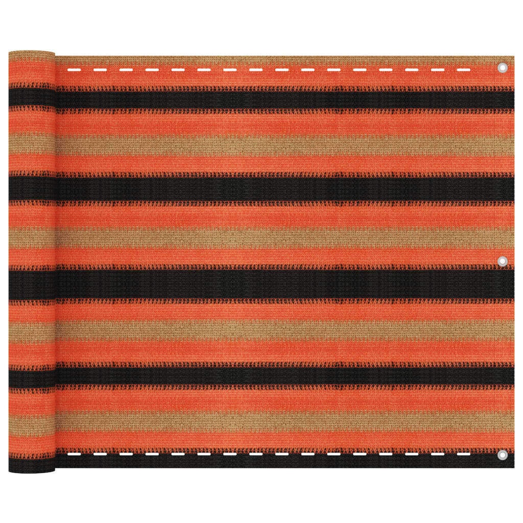 Balkonscherm 75x500 cm HDPE meerkleurig is nu te koop bij PeponiXL, paradijselijk wonen!