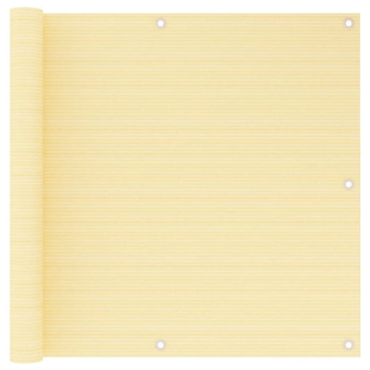 Balkonscherm 90x500 cm HDPE beige is nu te koop bij PeponiXL, paradijselijk wonen!