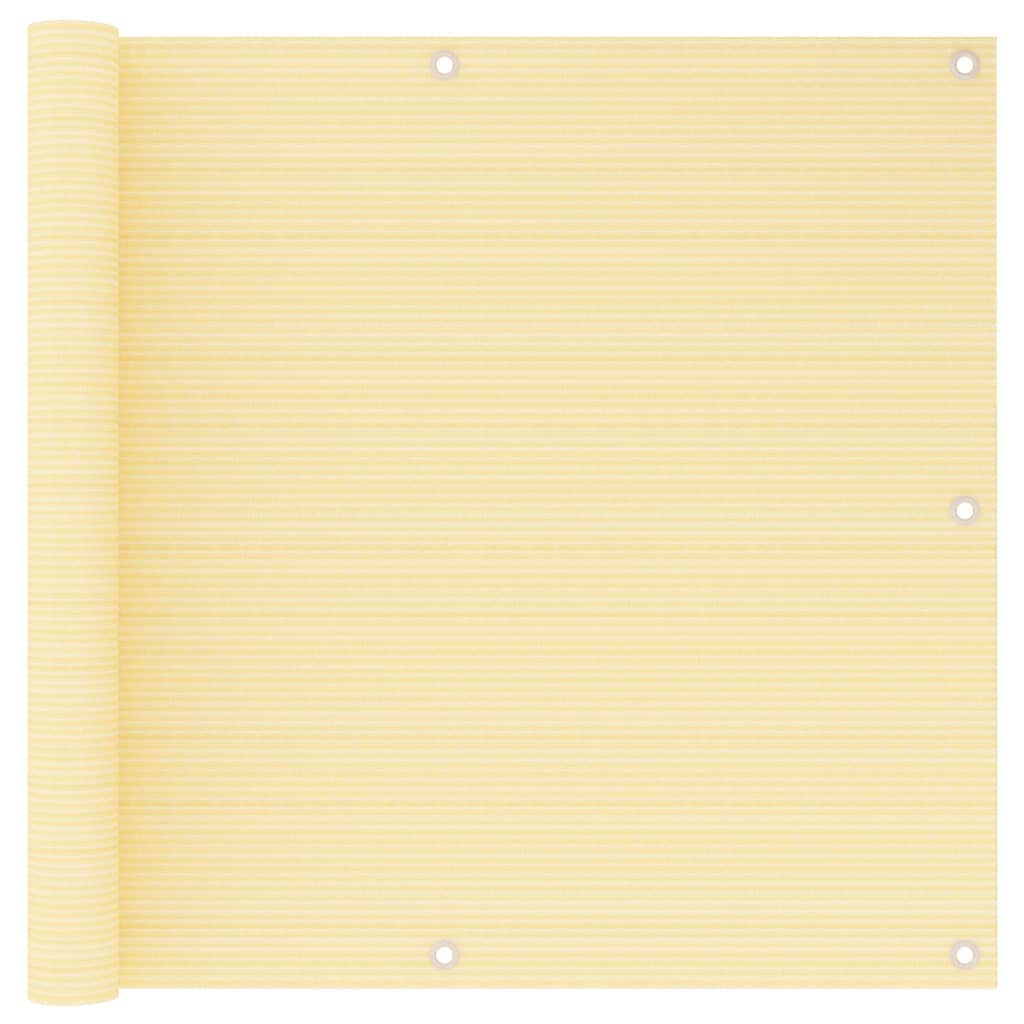 Balkonscherm 90x600 cm HDPE beige is nu te koop bij PeponiXL, paradijselijk wonen!