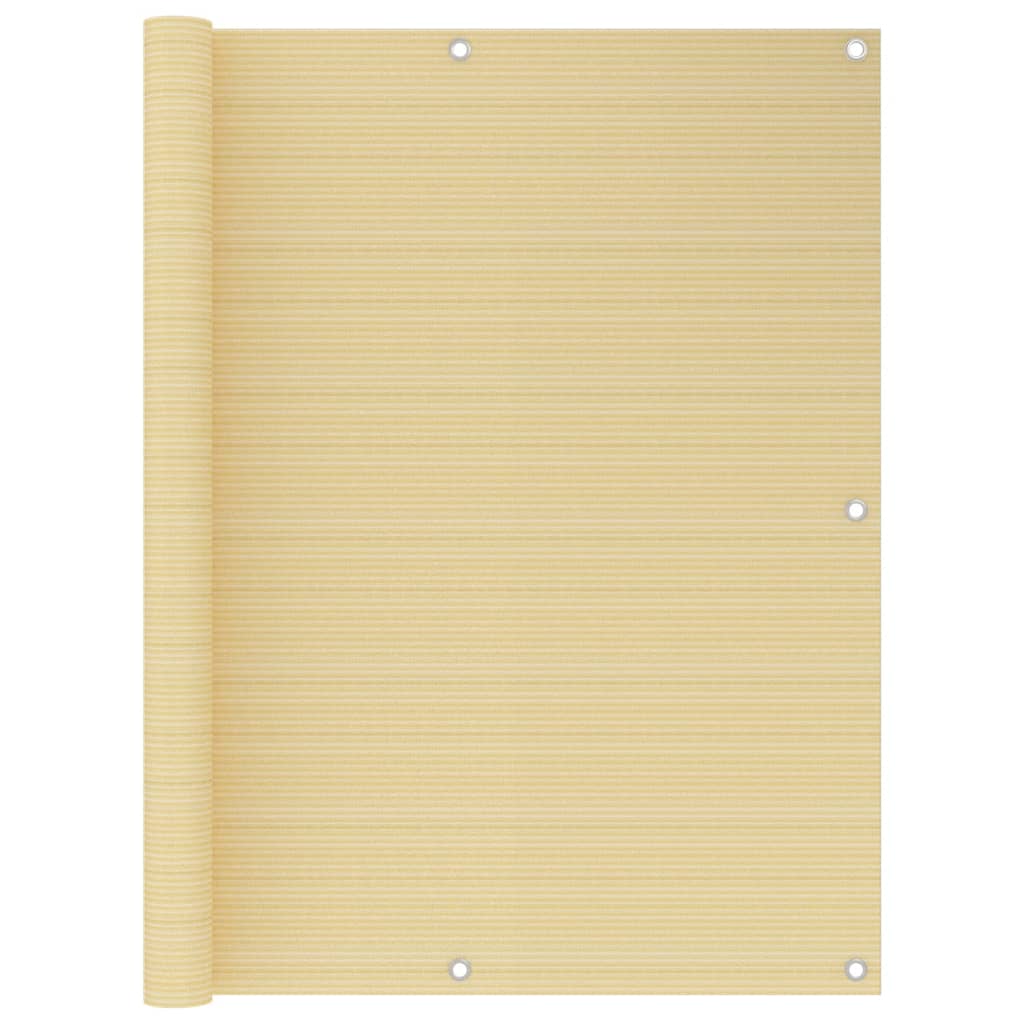 Balkonscherm 120x400 cm HDPE beige is nu te koop bij PeponiXL, paradijselijk wonen!