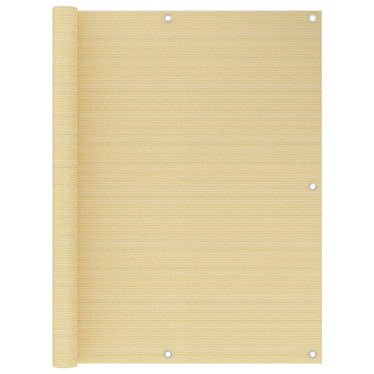 Balkonscherm 120x600 cm HDPE beige is nu te koop bij PeponiXL, paradijselijk wonen!