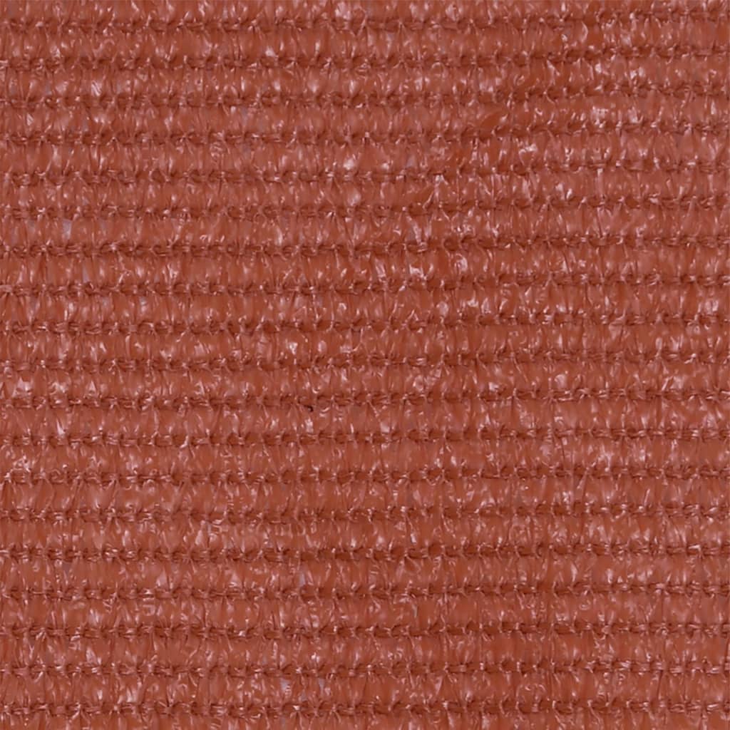 Balkonscherm 75x500 cm HDPE terracottakleurig is nu te koop bij PeponiXL, paradijselijk wonen!