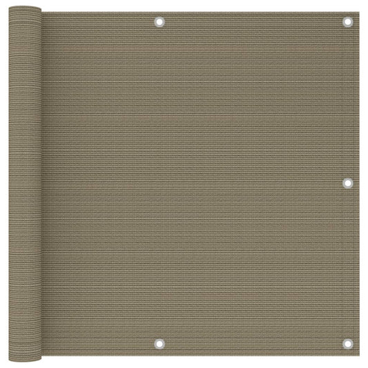 Balkonscherm 90x300 cm HDPE taupe is nu te koop bij PeponiXL, paradijselijk wonen!